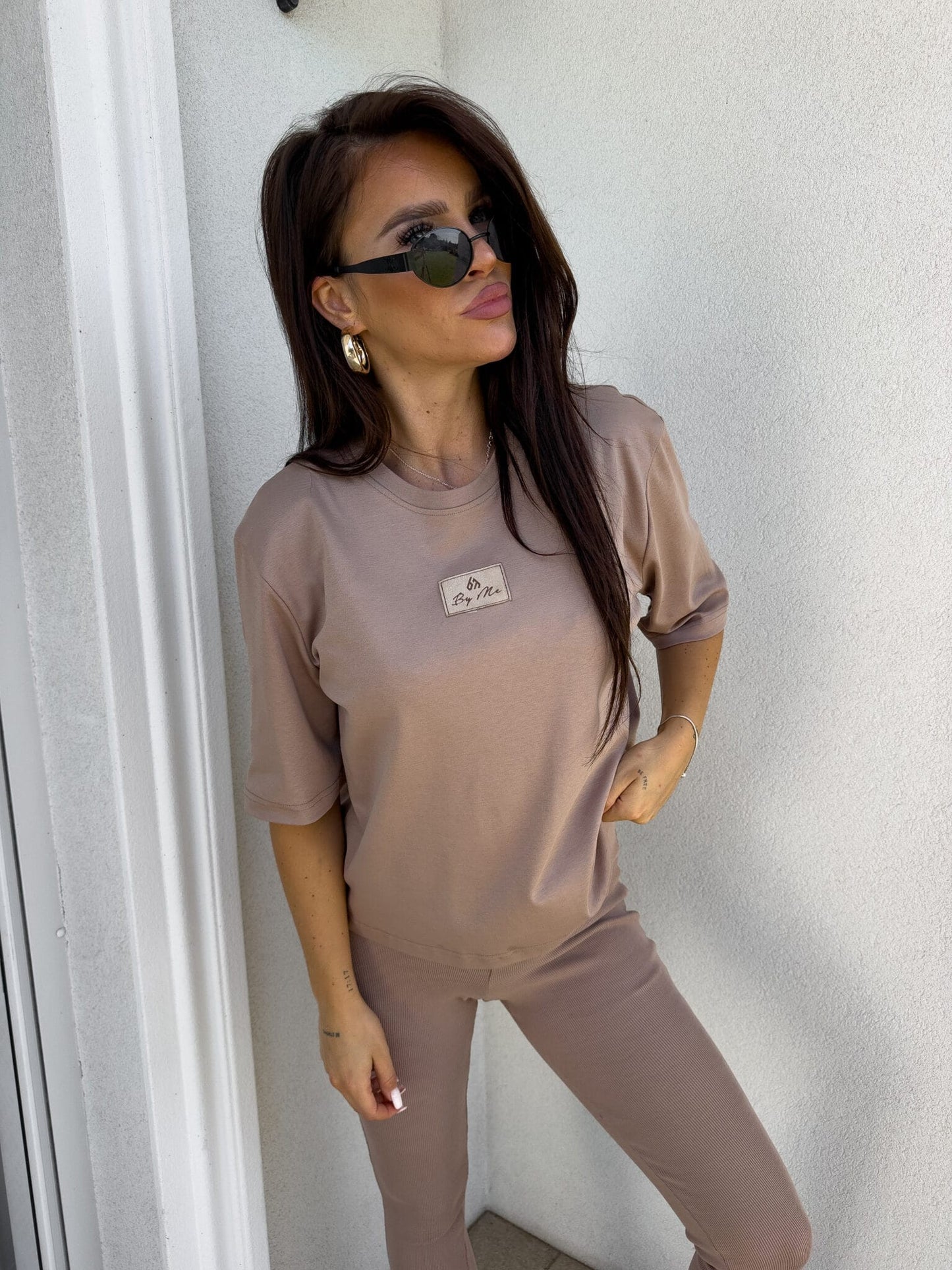 T-SHIRT COTTON – mokka BY ME