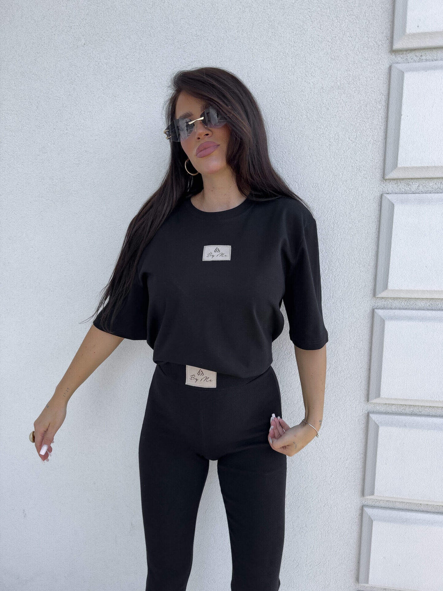 T-SHIRT COTTON – czarny BY ME