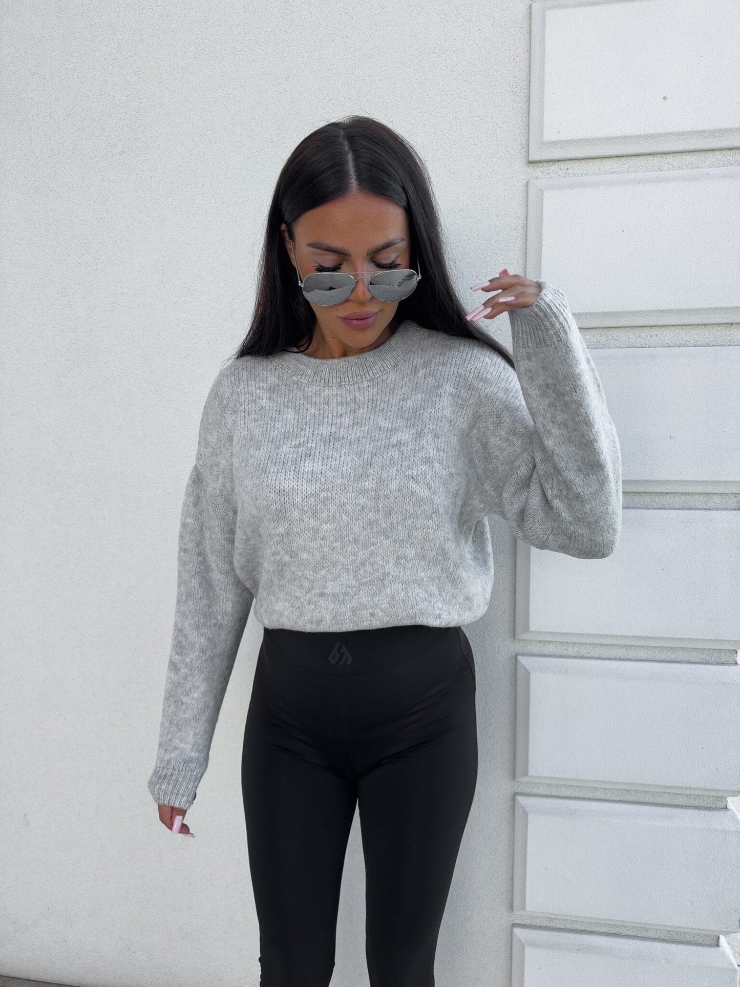 Sweter NERYS – szary BY ME